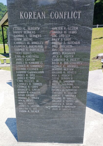 MCDOWELL COUNTY ALL VETERANS MEMORIAL STONE G