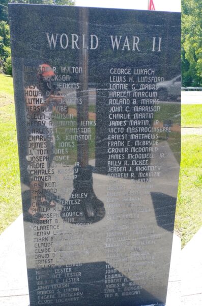 MCDOWELL COUNTY ALL VETERANS MEMORIAL STONE D