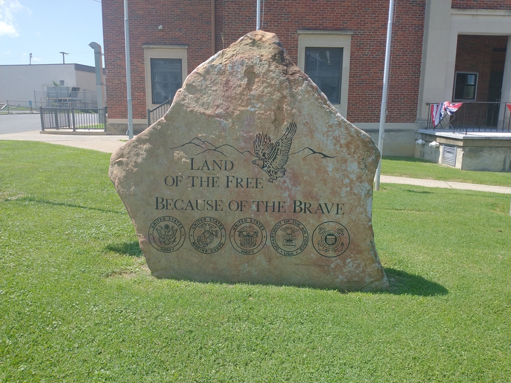 LAND OF THE FREE WAR MEMORIAL ROCK