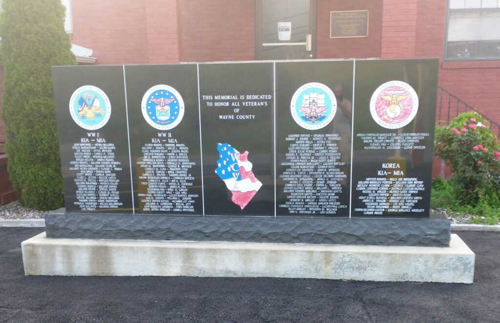 WAYNE COUNTY VETERAN’S ASSOCIATION MEMORIAL