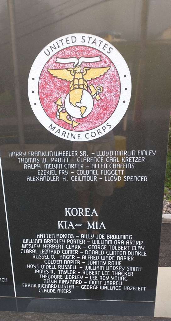 WAYNE COUNTY VETERAN’S ASSOCIATION MEMORIAL STONE E