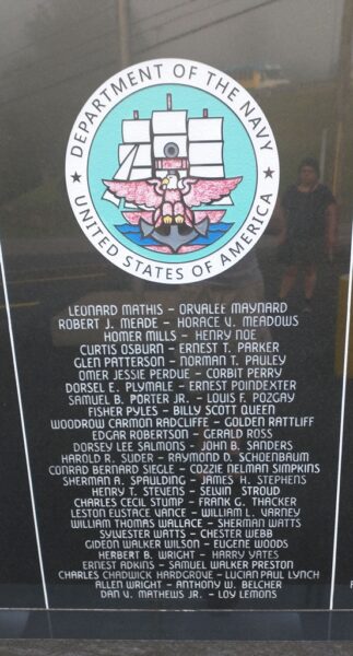 WAYNE COUNTY VETERAN’S ASSOCIATION MEMORIAL STONE D
