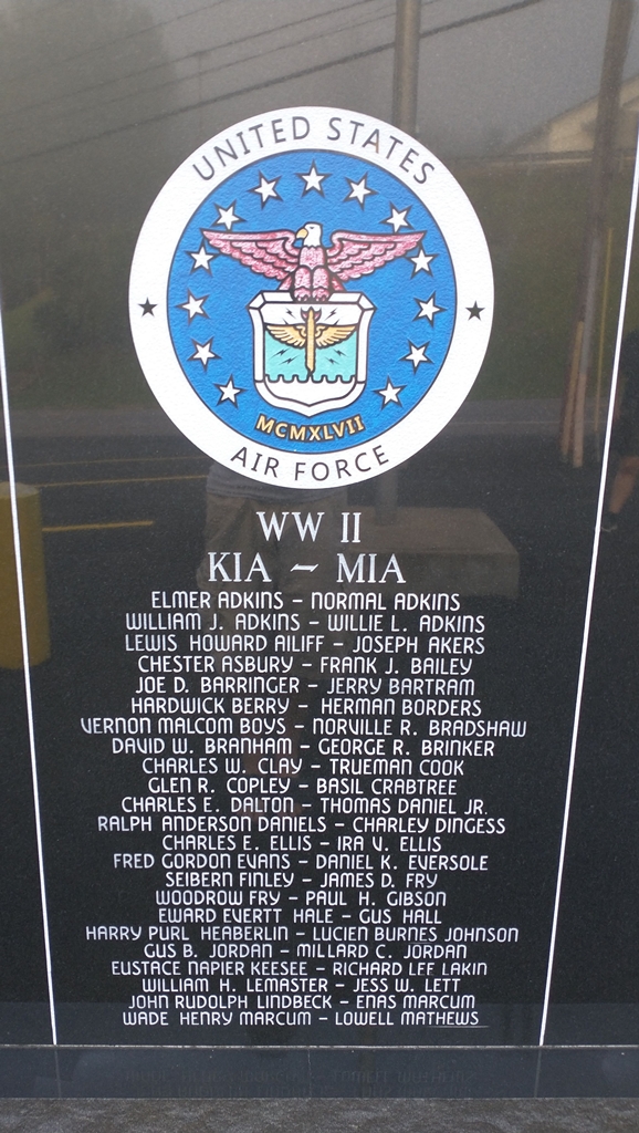 WAYNE COUNTY VETERAN’S ASSOCIATION MEMORIAL STONE C