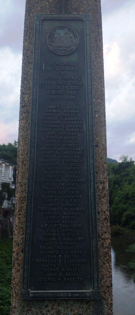 LEWIS COUNTY GREAT WAR VETERANS MEMORIAL