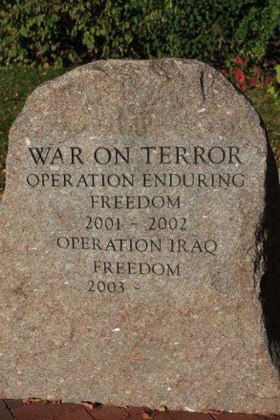 DELAFIELD WAR ON TERROR MEMORIAL