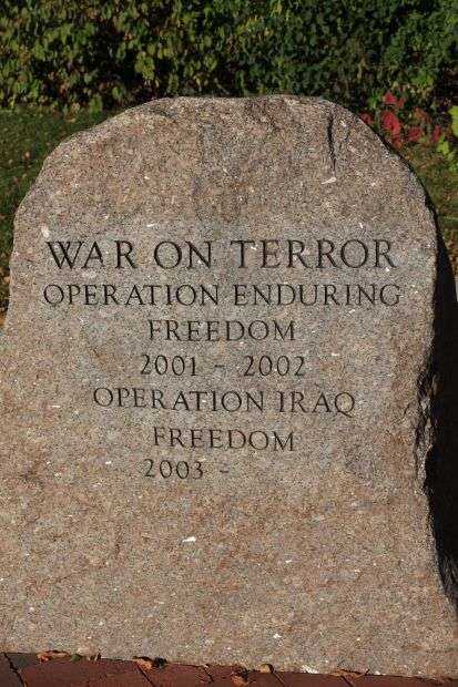 DELAFIELD WAR ON TERROR MEMORIAL