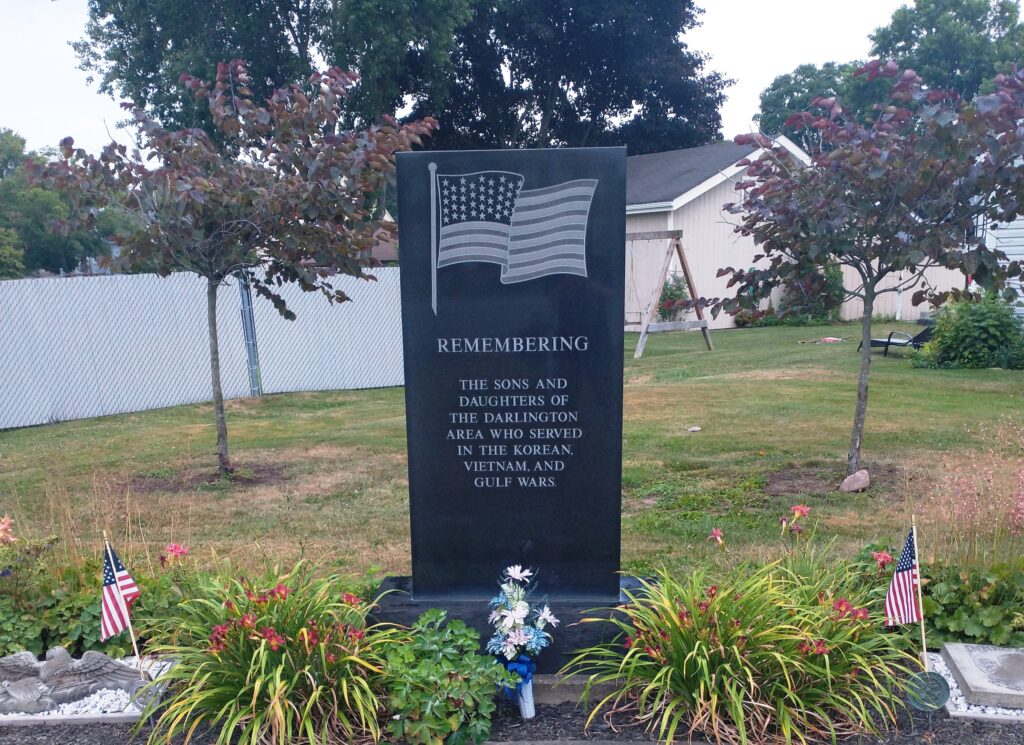REMEMBERING DARLINGTON AREA VETERANS OF KOREAN, VIETNAM AND GULF WARS MEMORIAL