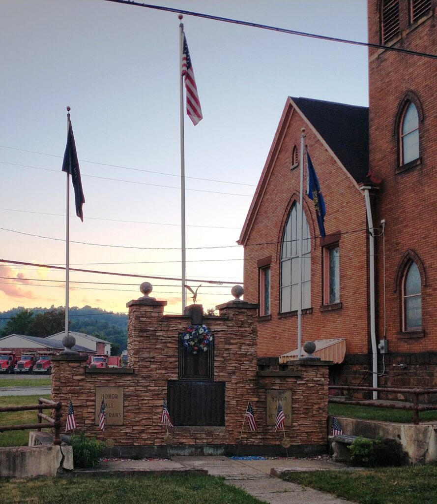 WEBSTER, PA. HONOR ROLL WAR MEMORIAL