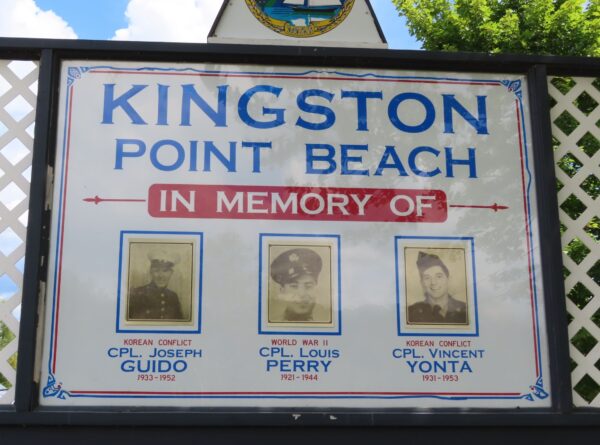 KINGSTON POINT BEACH WAR VETERANS MEMORIAL
