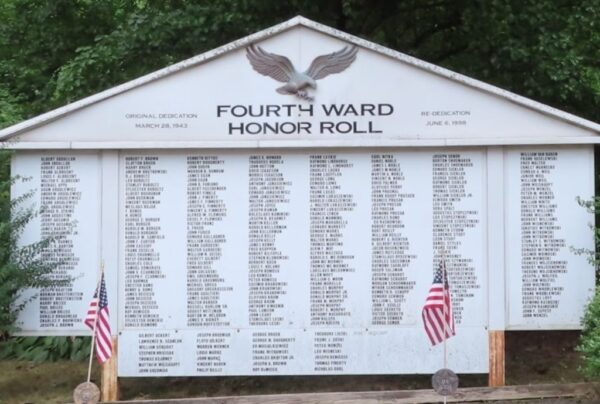 FOURTH WARD HONOR ROLL WAR MEMORIAL