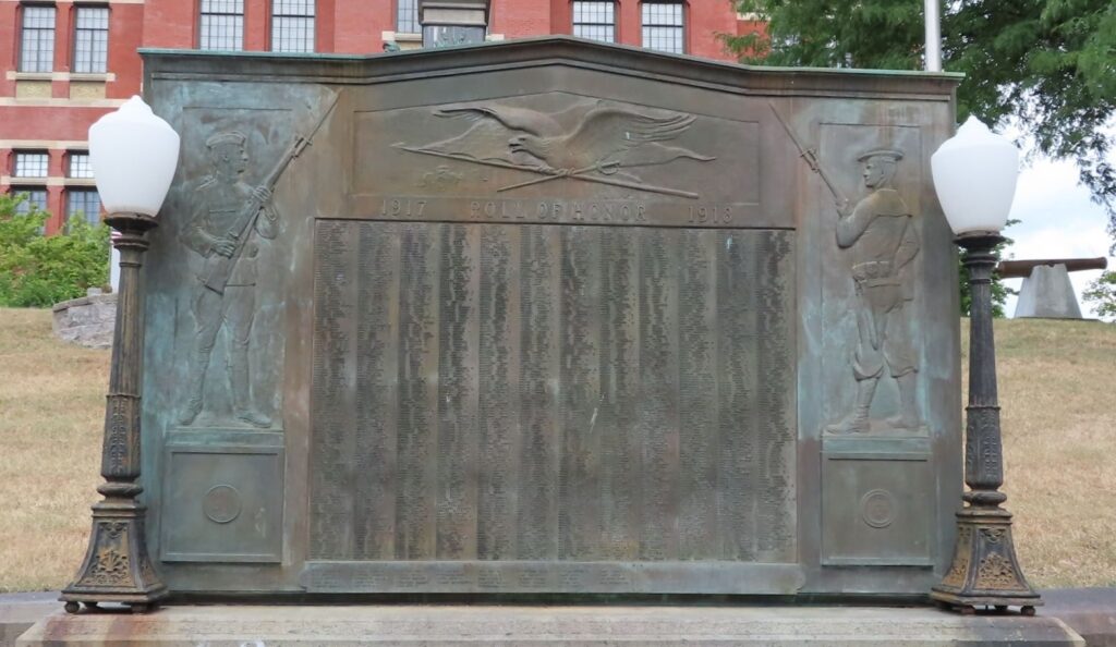 KINGSTON WORLD WAR ROLL OF HONOR MEMORIAL