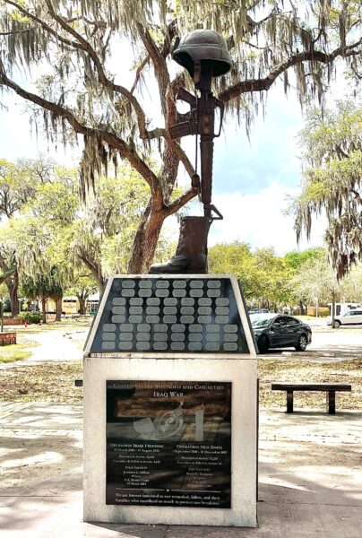 HILLSBOROUGH COUNTY IRAQ VETERANS MEMORIAL SIDE B