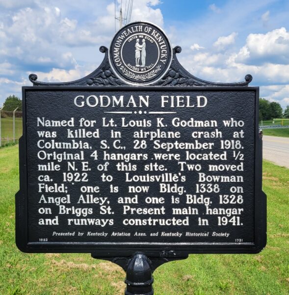GOODMAN FIELD WAR MEMORIAL MARKER BACK