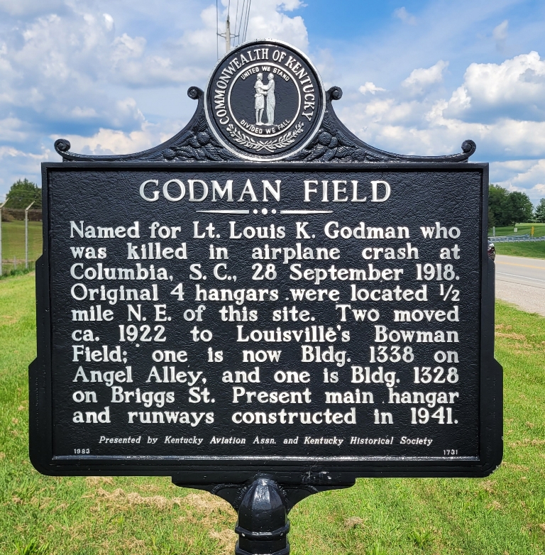 GOODMAN FIELD WAR MEMORIAL MARKER BACK