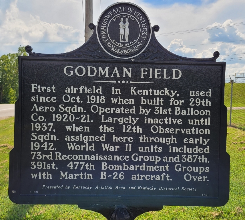 GOODMAN FIELD WAR MEMORIAL MARKER FRONT
