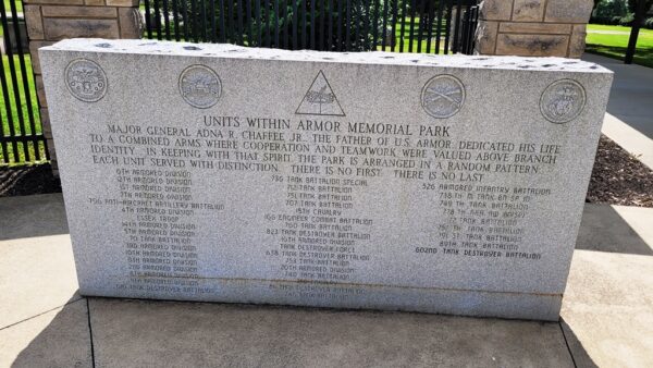 UNITS WITHIN ARMOR MEMORIAL PARK STONE