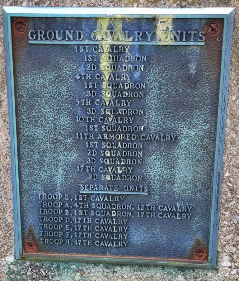 ARMOR IN VIETNAM WAR MEMORIAL PLAQUE D