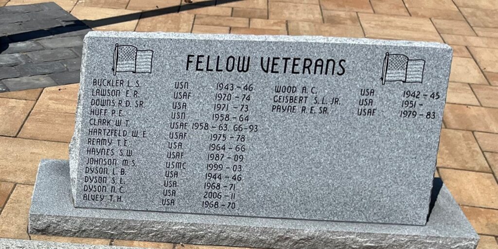 VETERANS OF HELEN MEMORIAL STONE B