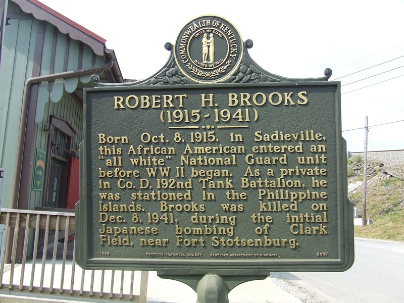 ROBERT H. BROOKS WAR MEMORIAL MARKER