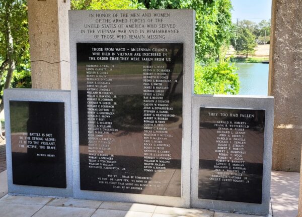 MCLENNAN COUNTY VIETNAM VETERANS WAR MEMORIAL