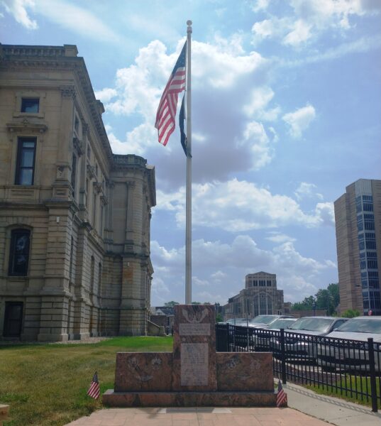 ELYRIA PATRIOTIC SACRIFICE FOREVER REMEMBERED WORLD WAR II MEMORIAL