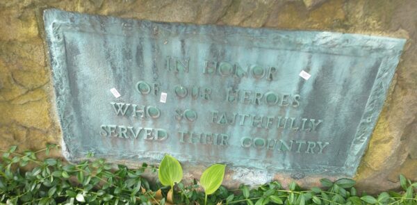 CARROLLTON, OH VETERANS MEMORIAL PLAQUE