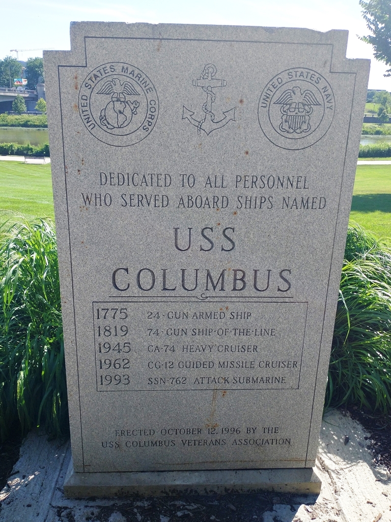 USS COLUMBUS ALL PERSONNEL WAR MEMORIAL