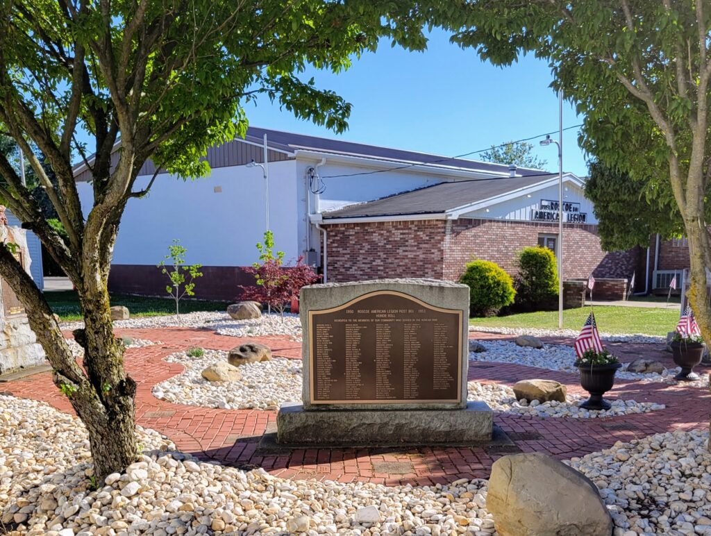 ROSCOE AMERICAN LEGION POST 801 HONOR ROLL MEMORIAL