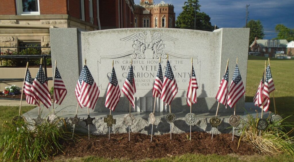 WAR VETERANS OF CLARION COUNTY MEMORIAL