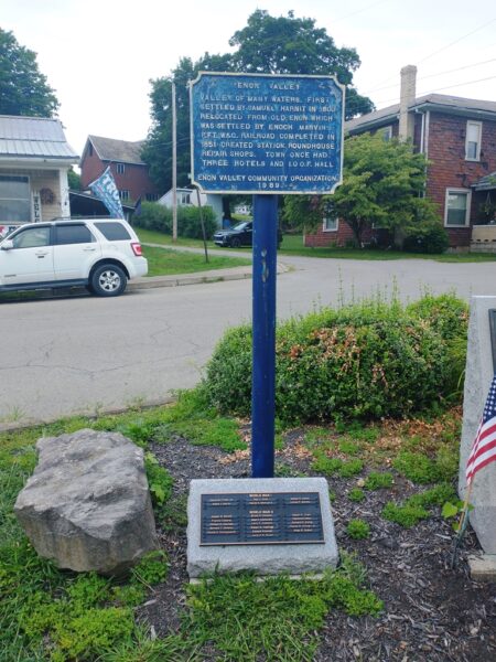 ENON VALLEY WORLD WAR I & II VETERANS MEMORIAL MARKER