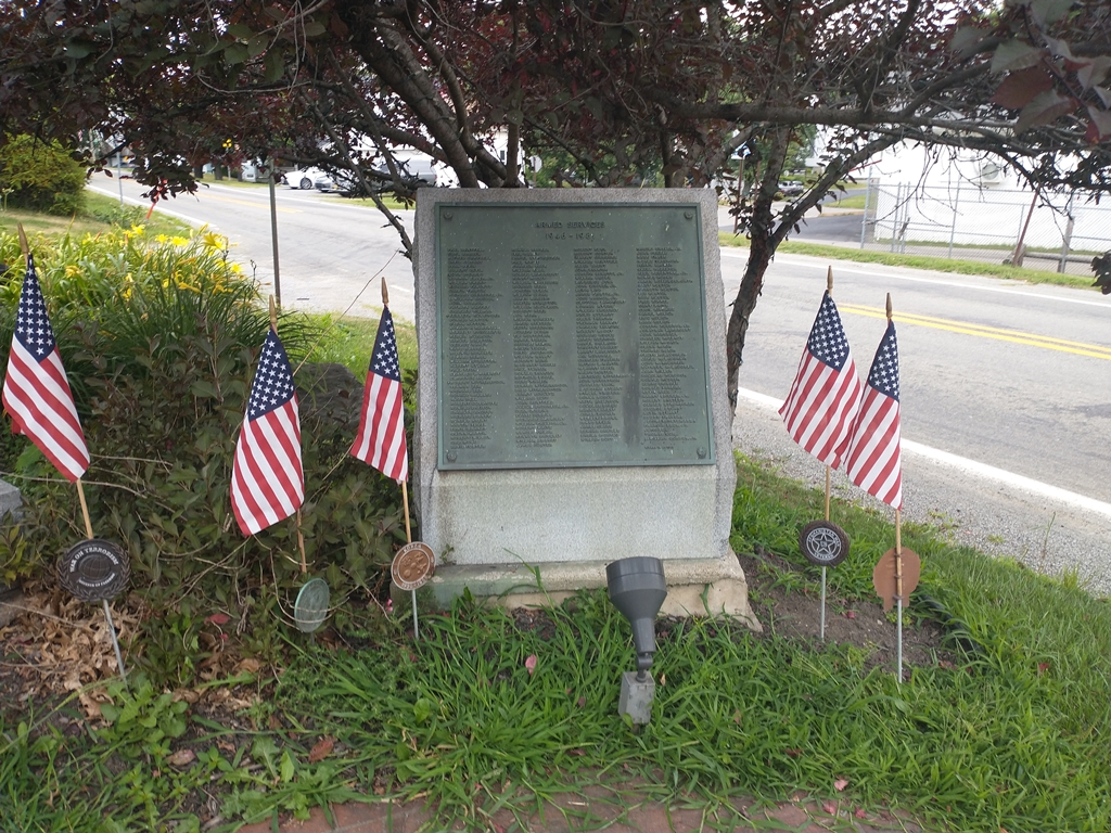 ENON VALLEY ARMED SERVICES VETERANS WAR MEMORIAL