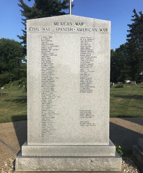 MIDWAY, KY MEXICAN WAR, CIVIL WAR AND SPANISH-AMERICAN WAR MEMORIAL