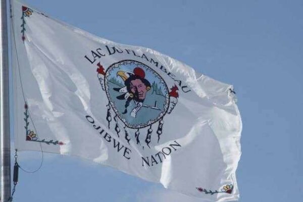 OJIBWE NATION VETERANS MEMORIAL FLAG