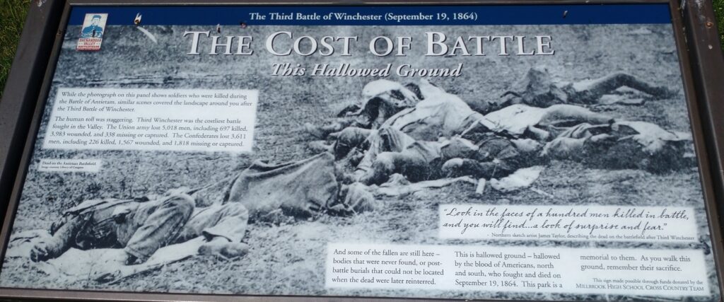 THE COST OF BATTLE WAR MEMORIAL PANEL