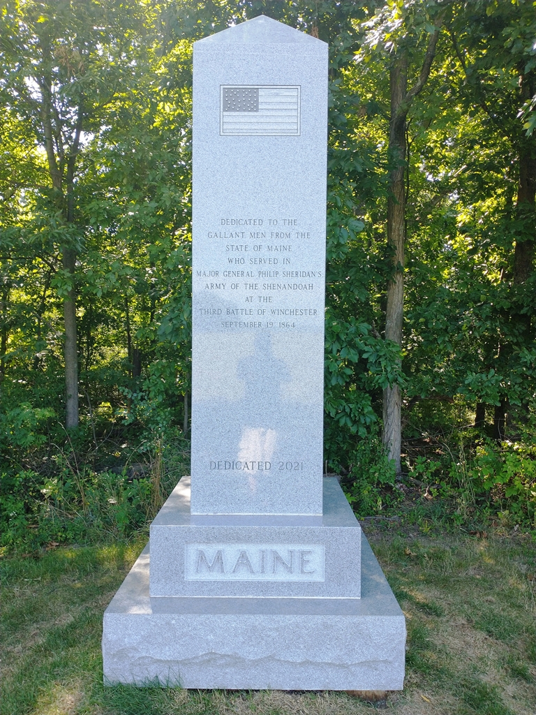 MAINE’S THIRD BATTLE OF WINCHESTER WAR MEMORIAL