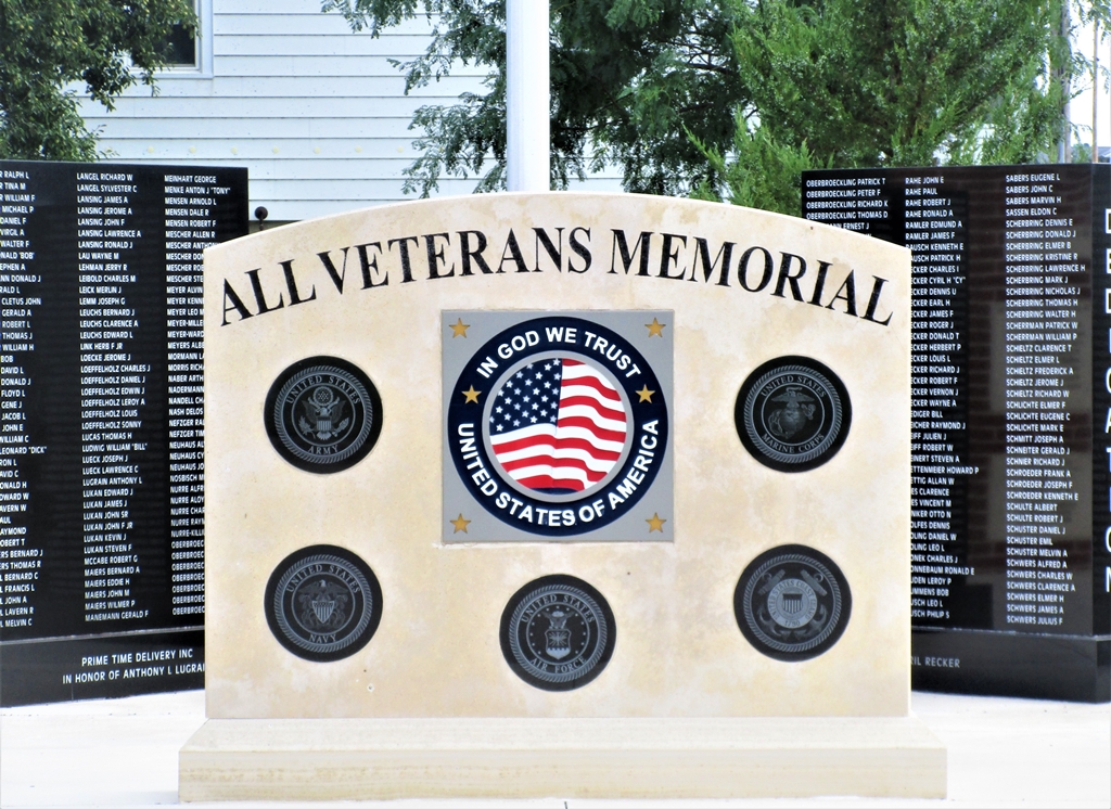 NEW VIENNA ALL VETERANS MEMORIAL CENTER STONE