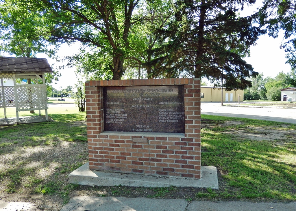 COLUMBUS AREA SERVICEMEN KILLED IN ACTION MEMORIAL