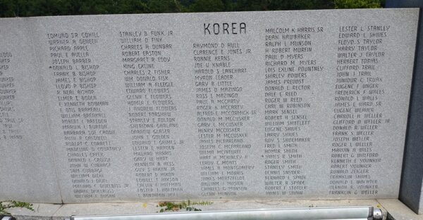 HANCOCK VETERANS MEMORIAL STONE G