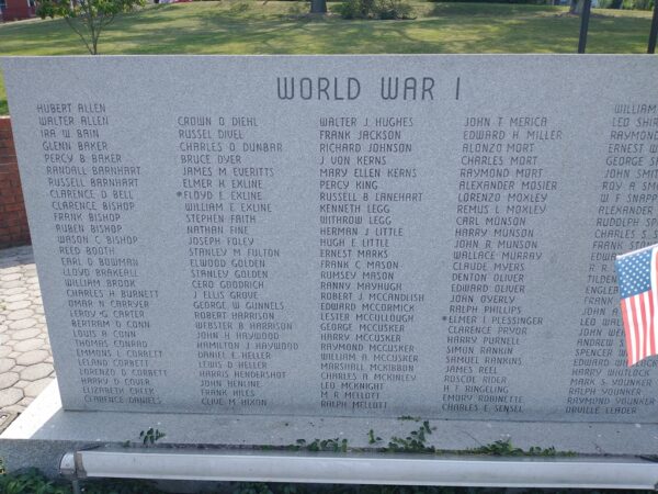 HANCOCK VETERANS MEMORIAL STONE A