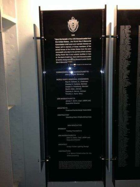 MASSACHUSETTS WORLD WAR II MEMORIAL