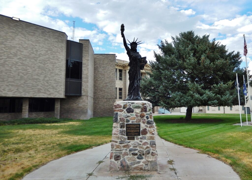 TORRINGTON STATUE OF LIBERTY REPLICA MEMORIAL
