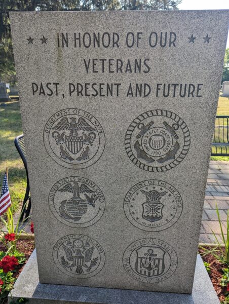 TAYMOUTH TOWNSHIP VETERANS MEMORIAL BACK