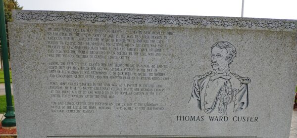 THOMAS WARD CUSTER MEDAL OF HONOR WAR MEMORIAL