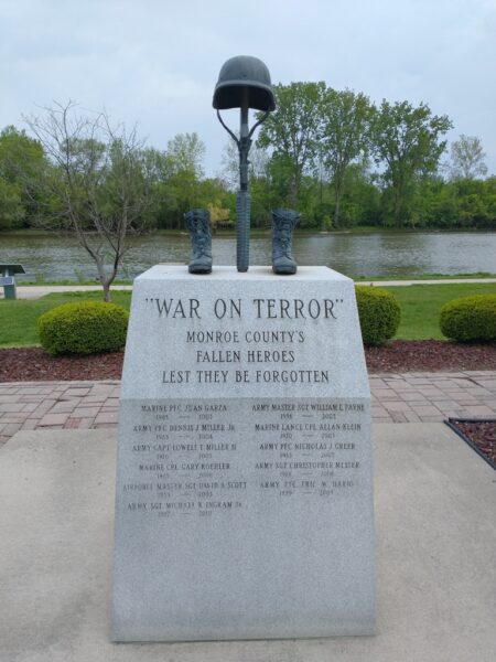 MONROE COUNTY WAR ON TERROR MEMORIAL FRONT