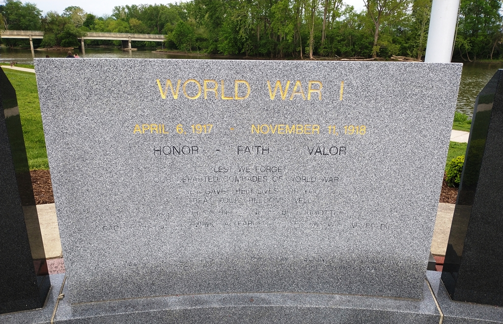 MONROE COUNTY WORLD WAR I MEMORIAL STONE A