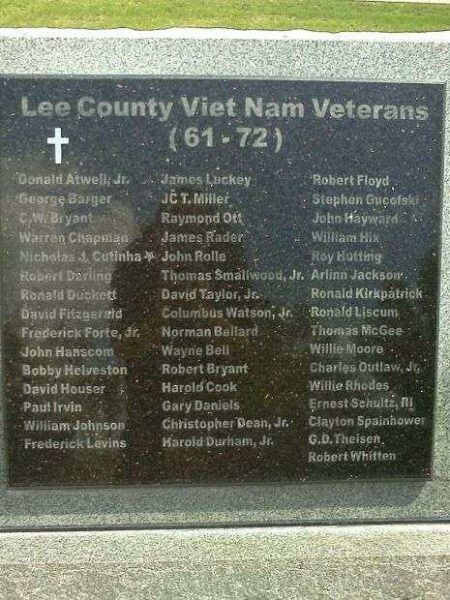 LEE COUNTY VIET NAM VETERANS WAR MEMORIAL