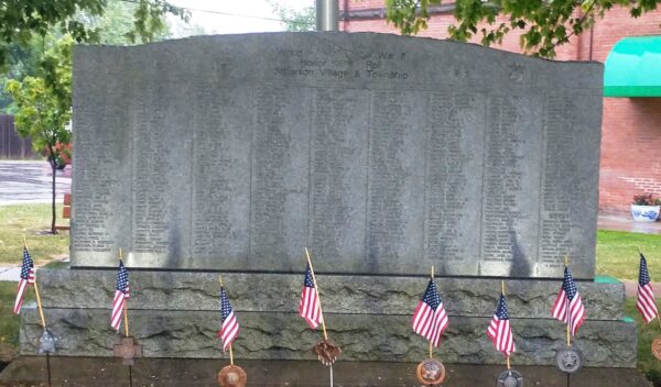 JEFFERSON VILLAGE & TOWNSHIP WORLD WAR II HONOR ROLL MEMORIAL