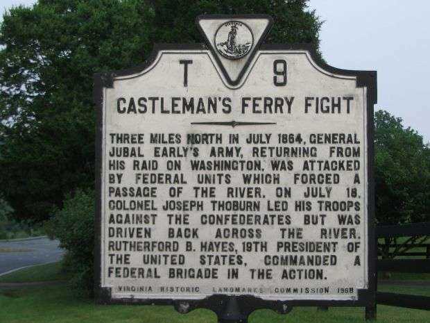 CASTLEMAN’S FERRY FIGHT MEMORIAL MARKER