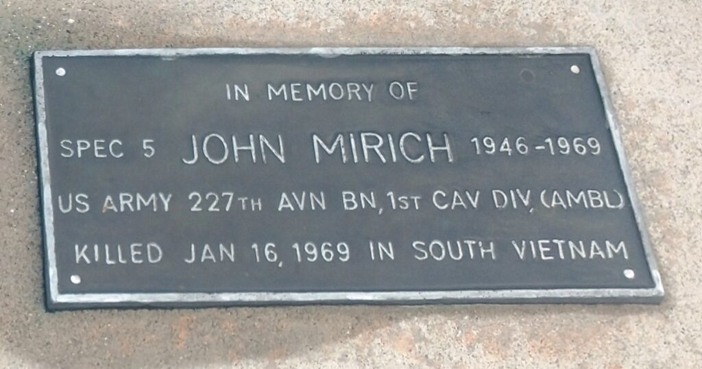 VETERANS MEMORIAL PEACE PARK HONOR PLAQUE F