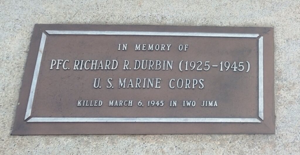 VETERANS MEMORIAL PEACE PARK HONOR PLAQUE C